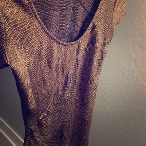 Bronze Free People Shirt dress